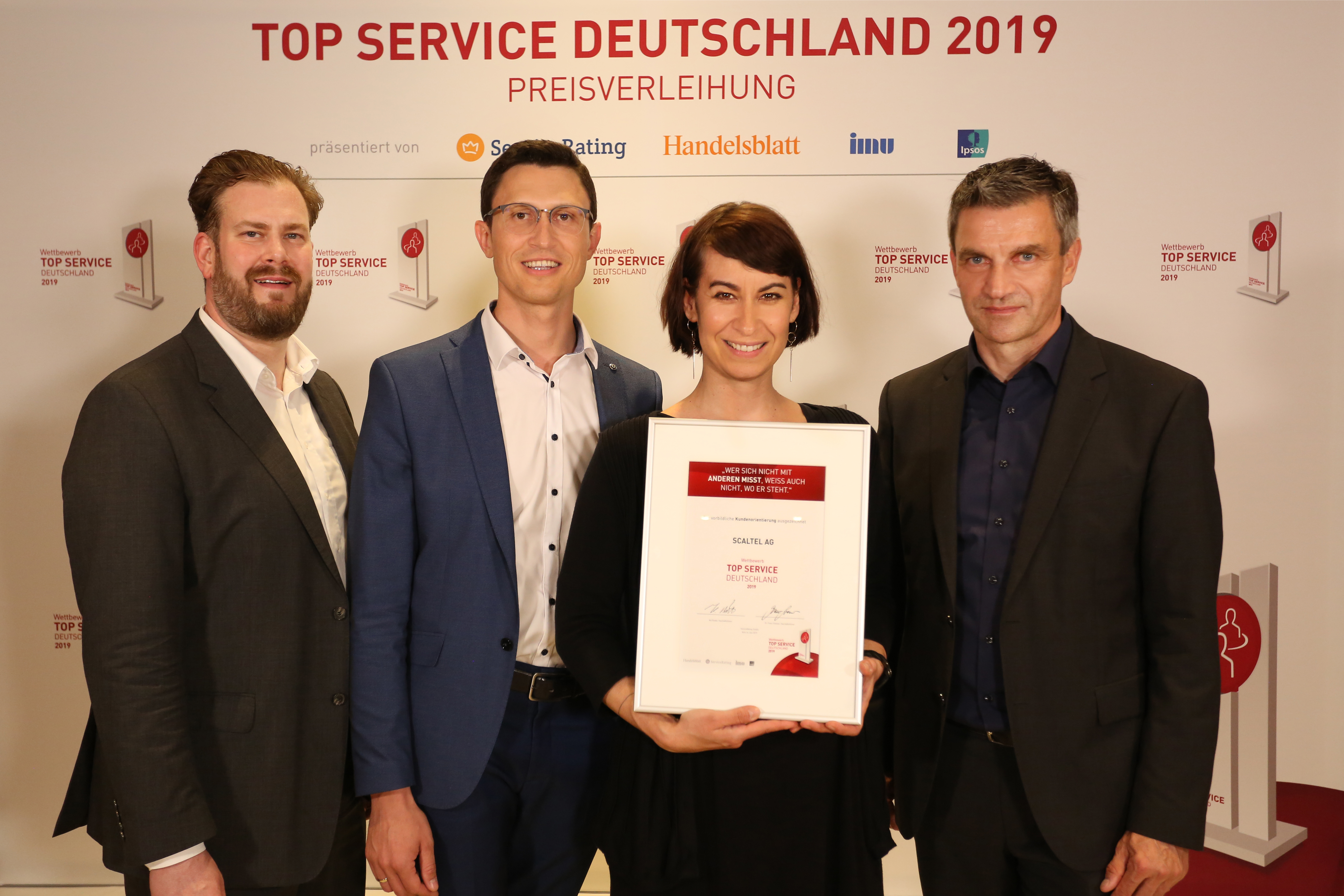 SCALTEL ist Preisträger - TOP SERVICE Deutschland 2019